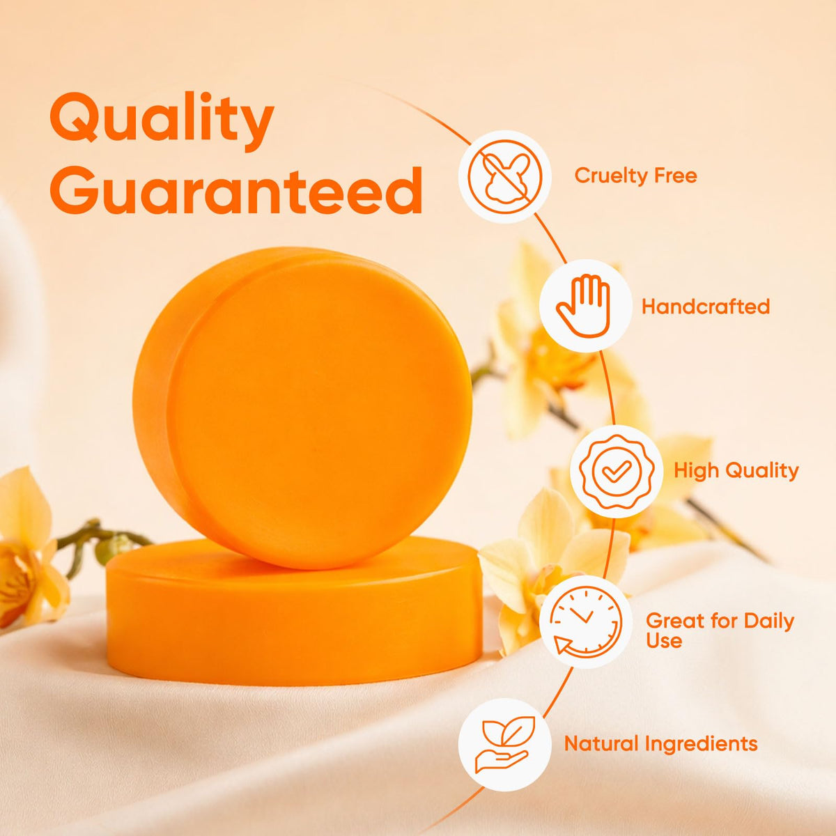 MALVAY soap staged on bathroom shelf suggesting fresh daily grooming routine