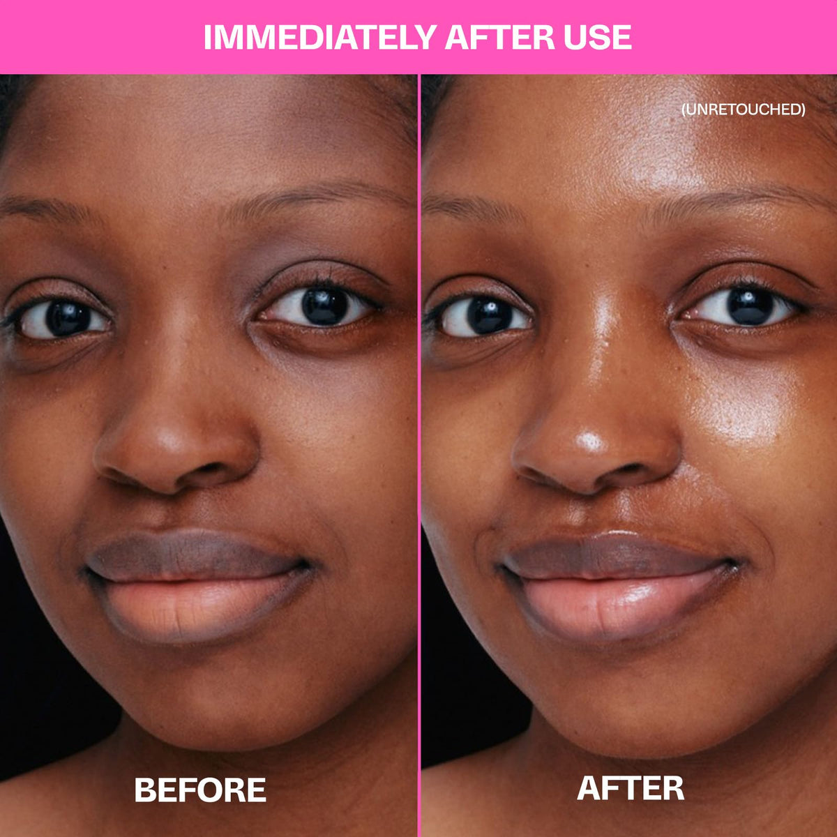 MAMONDE applying liquid mask on hand to show coverage and moisturizing effect