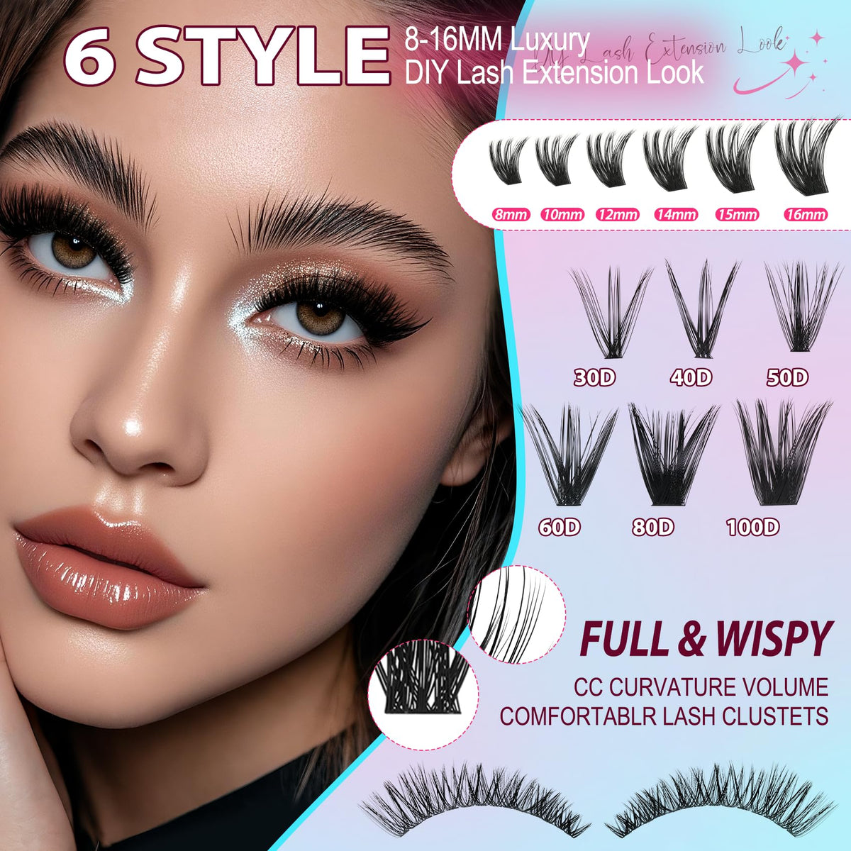 Mamzy Luxe lash bond and seal bottles with clear finishing benefit