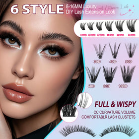 Mamzy Luxe lash bond and seal bottles with clear finishing benefit