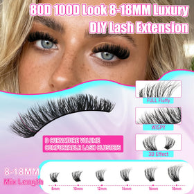 Mamzy Luxe D-curl profile demonstrating uplifted shape that enhances eye openness