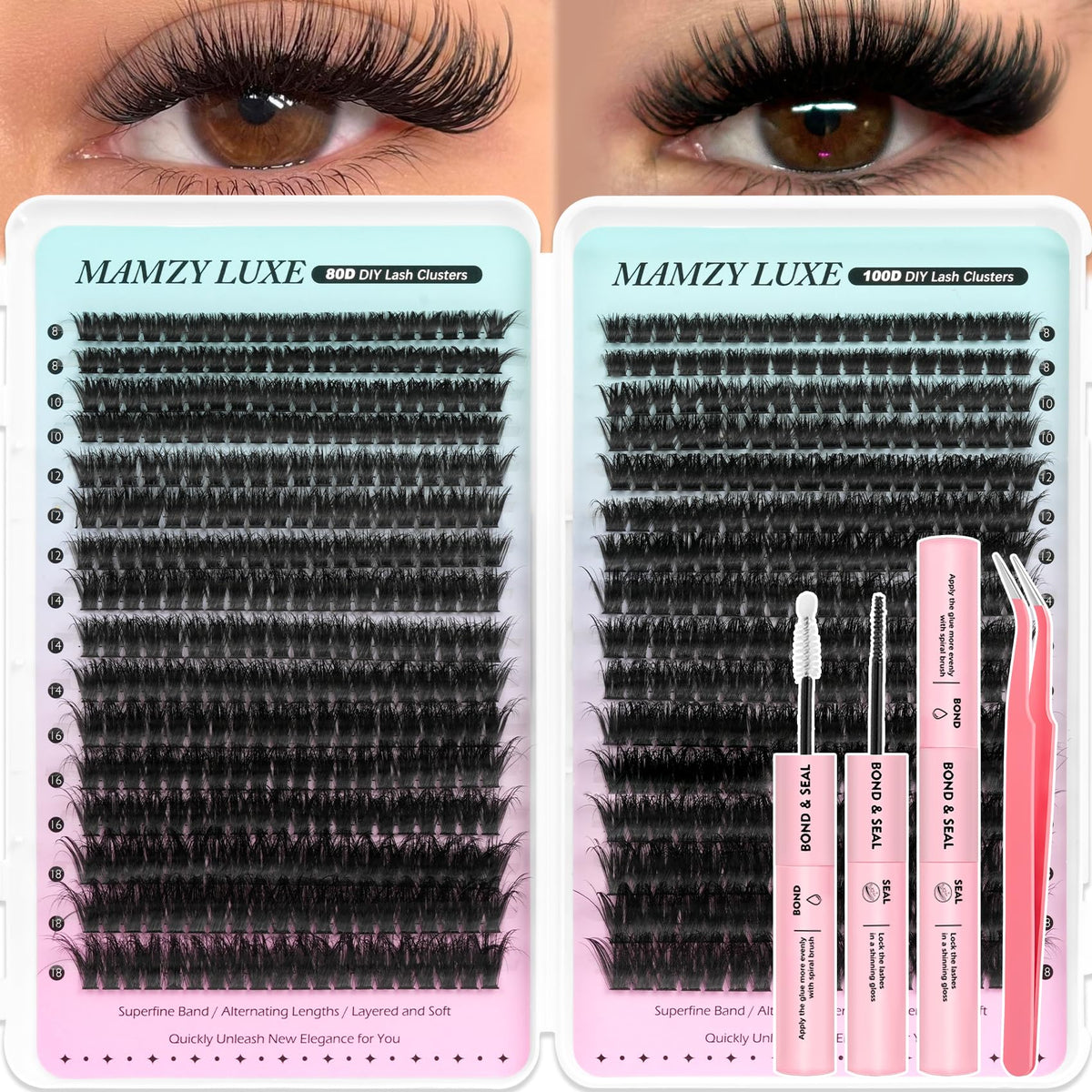 Mamzy Luxe front packaging showing kit contents and benefits