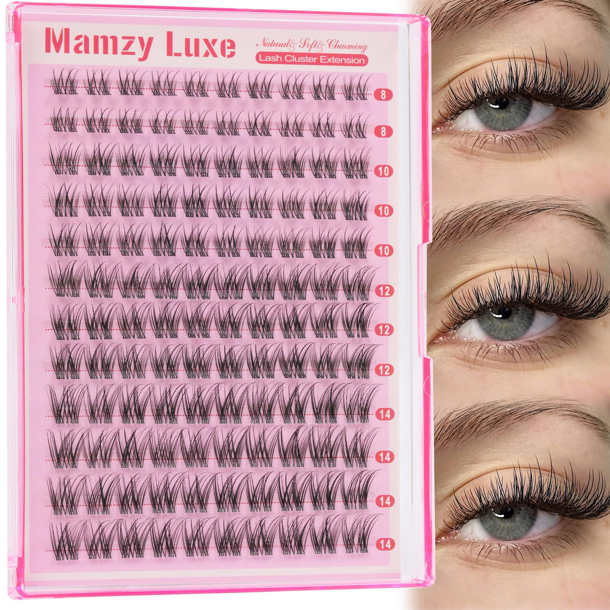 Mamzy Luxe front packaging showing product and branding for easy identification and trust