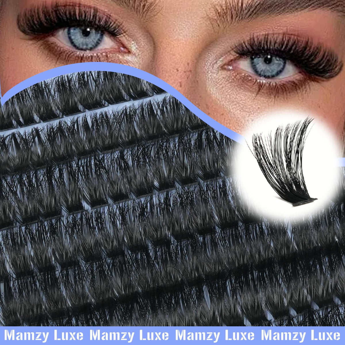 Mamzy Luxe lifestyle shot for evening makeup showing glamorous result