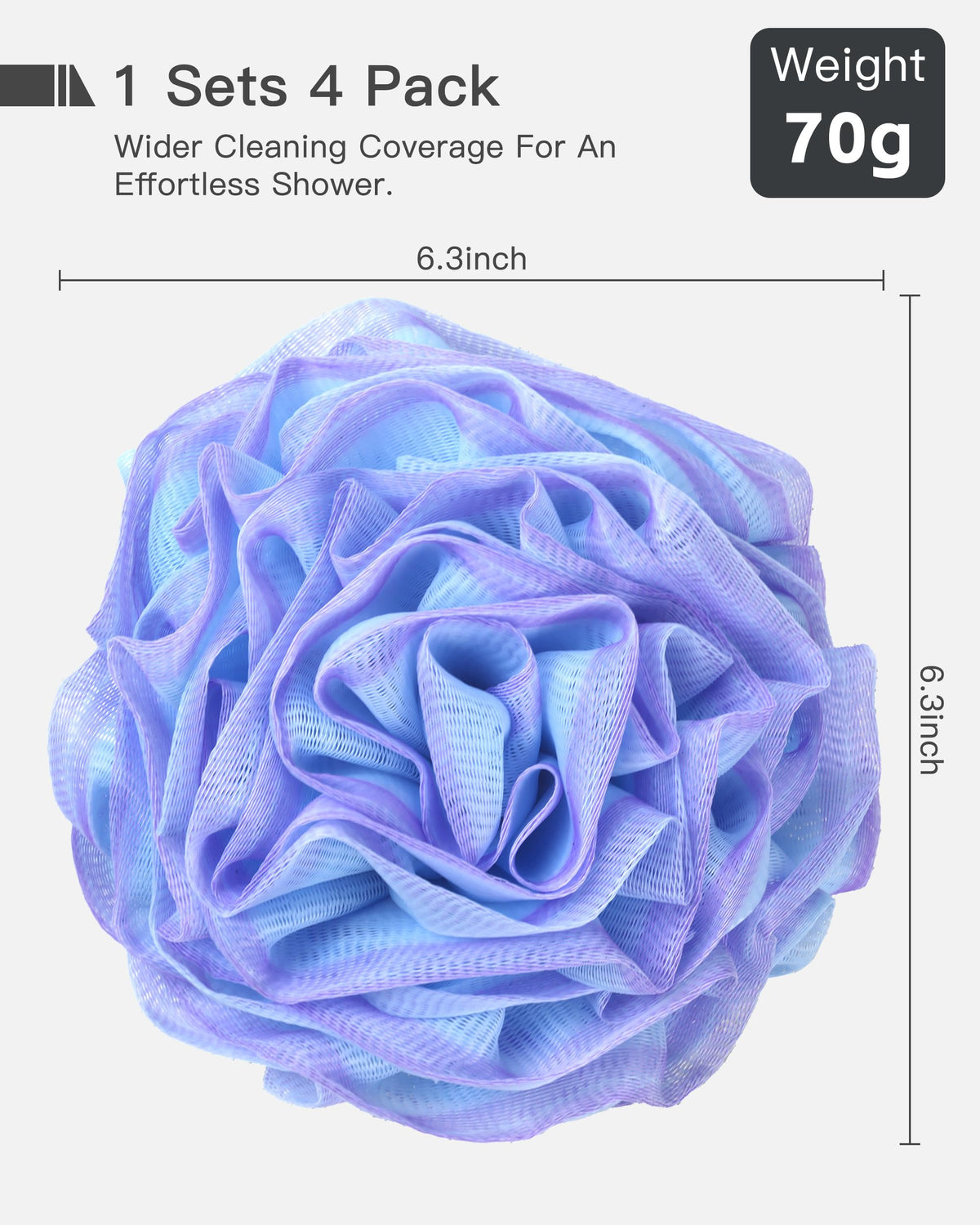 Manditae loofah compressed for travel-ready compact packing