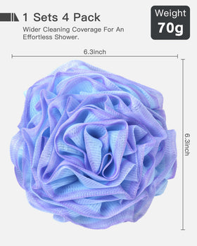 Manditae loofah compressed for travel-ready compact packing