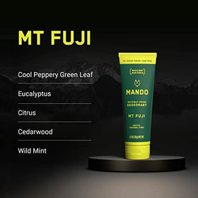 Mando being applied to underarm showing discreet odor control benefit