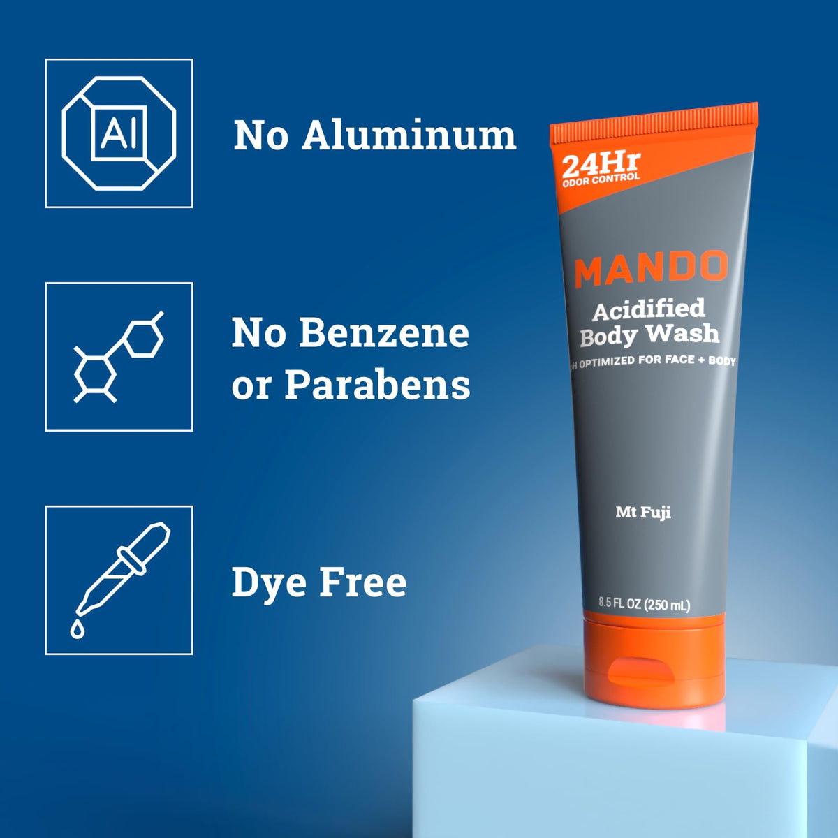 Mando lather texture on palm showing gentle rich foam