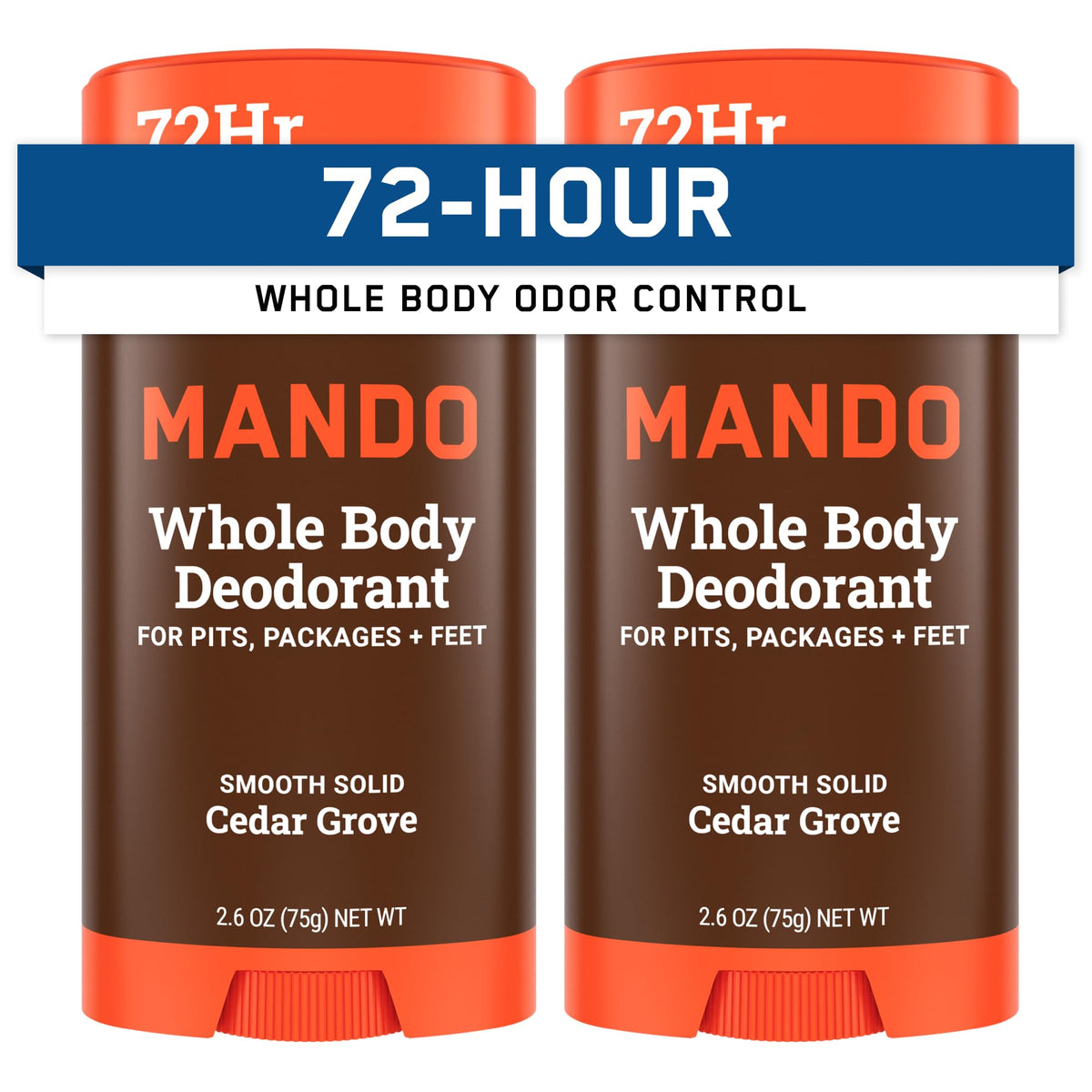 Mando Cedar Grove front packaging showing two sticks and clear labeling for convenience