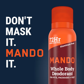 Mando sprayed on shirt demonstrating no-stain clothing protection benefit