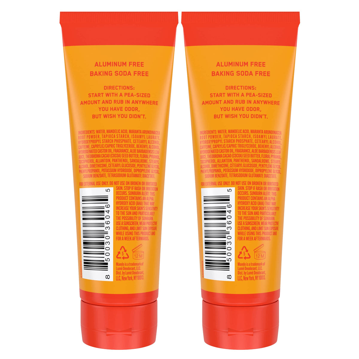 Mando cream texture close-up demonstrating smooth, invisible application benefit