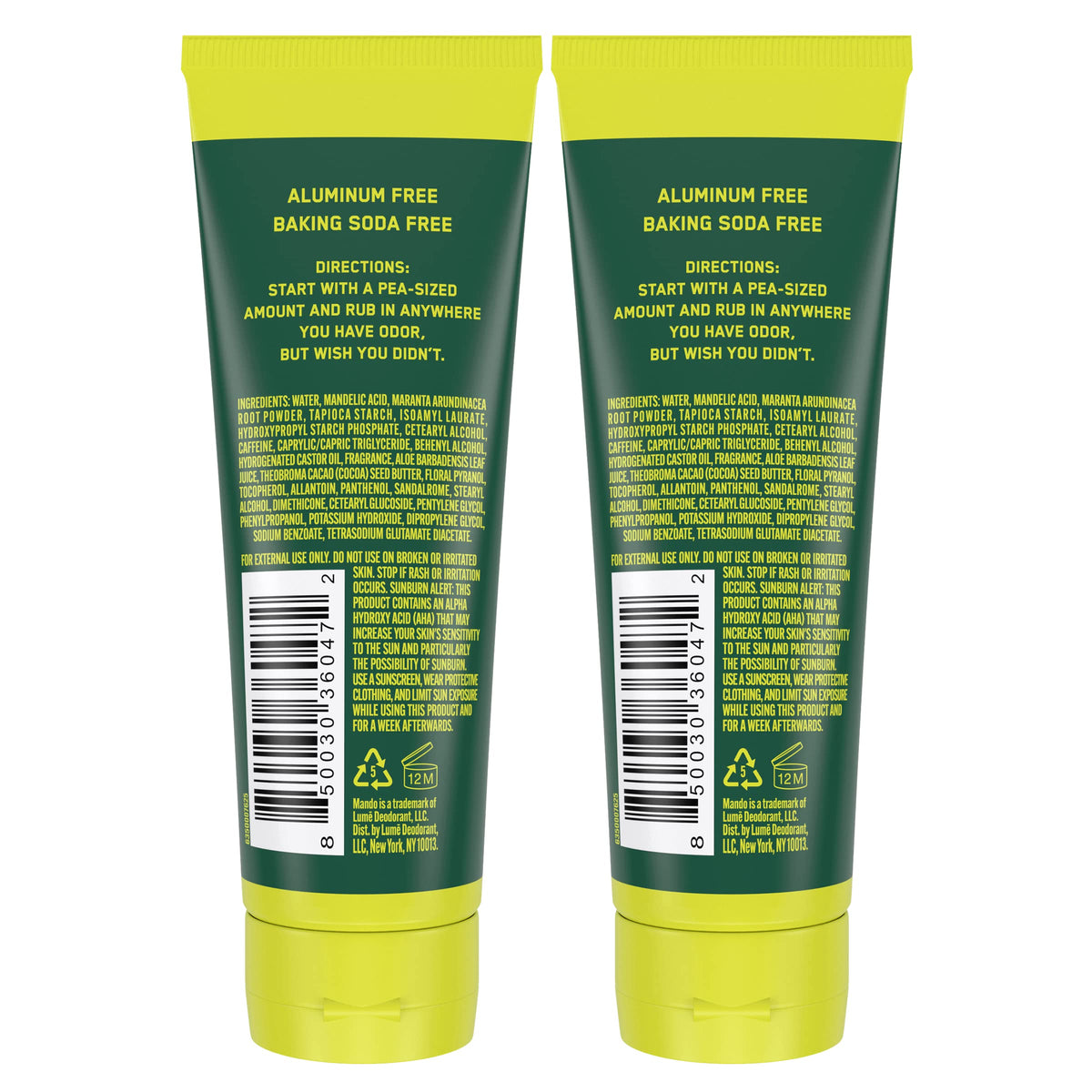 Mando cream texture close-up demonstrating non-greasy absorption benefit