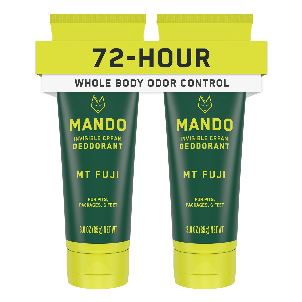 Mando front packaging showing Mt Fuji variant and clean design benefit