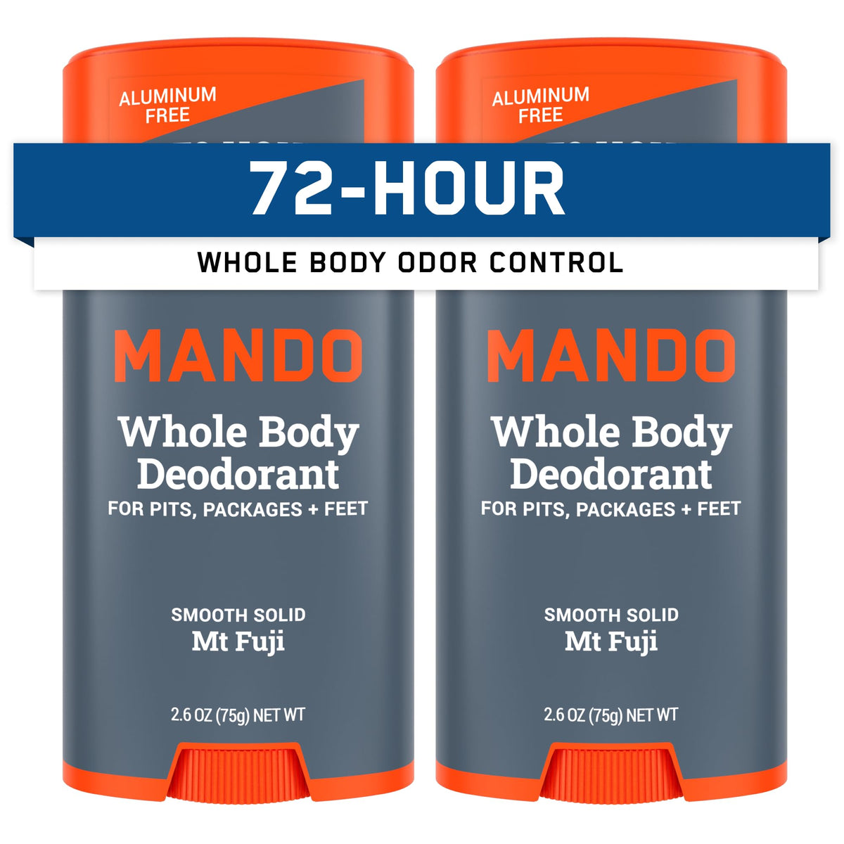Mando front packaging showing Mt Fuji scent and dual-pack convenience