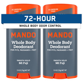 Mando front packaging showing Mt Fuji scent and dual-pack convenience