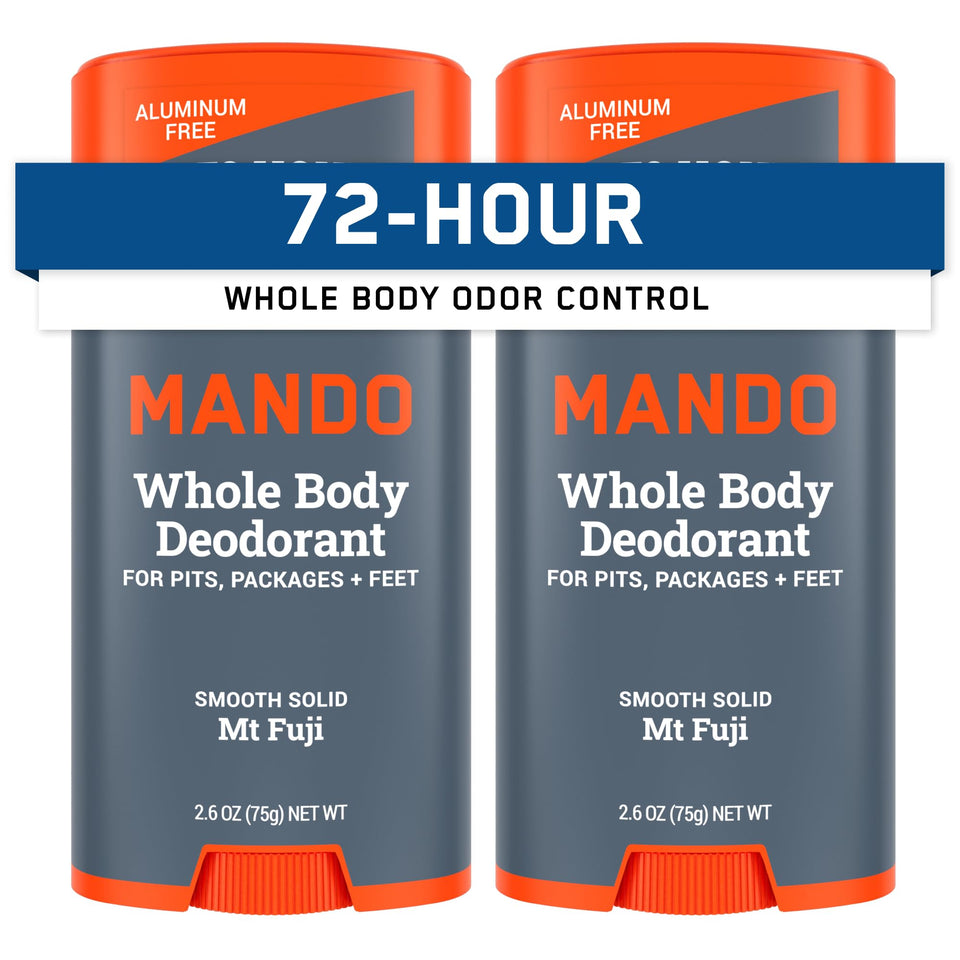 Mando front packaging showing Mt Fuji scent and dual-pack convenience