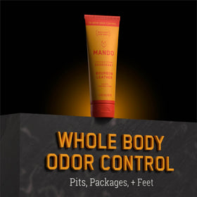 Applying Mando to groin area safely for discreet whole-body odor control