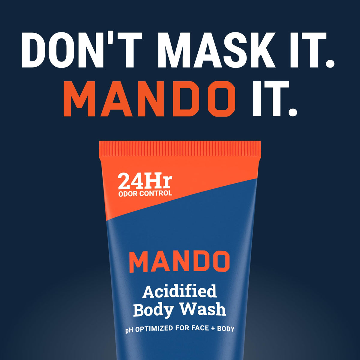 Mando lifestyle shot active person after workout showing confidence and freshness