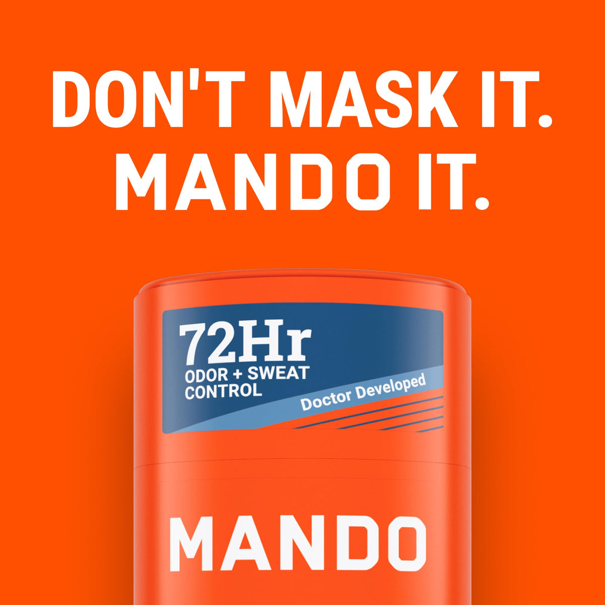 Mando Pro Sport on bathroom counter for daily morning routine