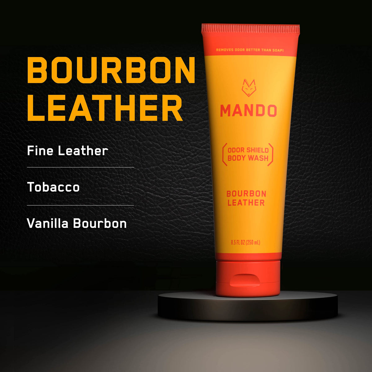 Mando dispensing wash into hand highlighting easy pump use and control