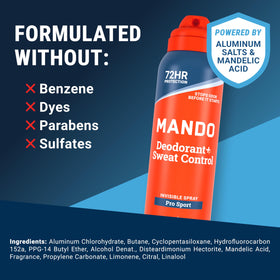 Mando two-pack beside ruler showing compact travel size