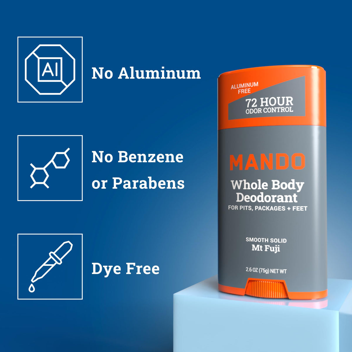 Close-up of Mando texture demonstrating smooth glide and gentle coverage