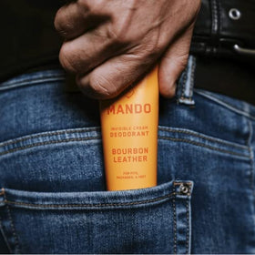 Two-pack of Mando 3-ounce tubes shown for convenient long-term odor protection