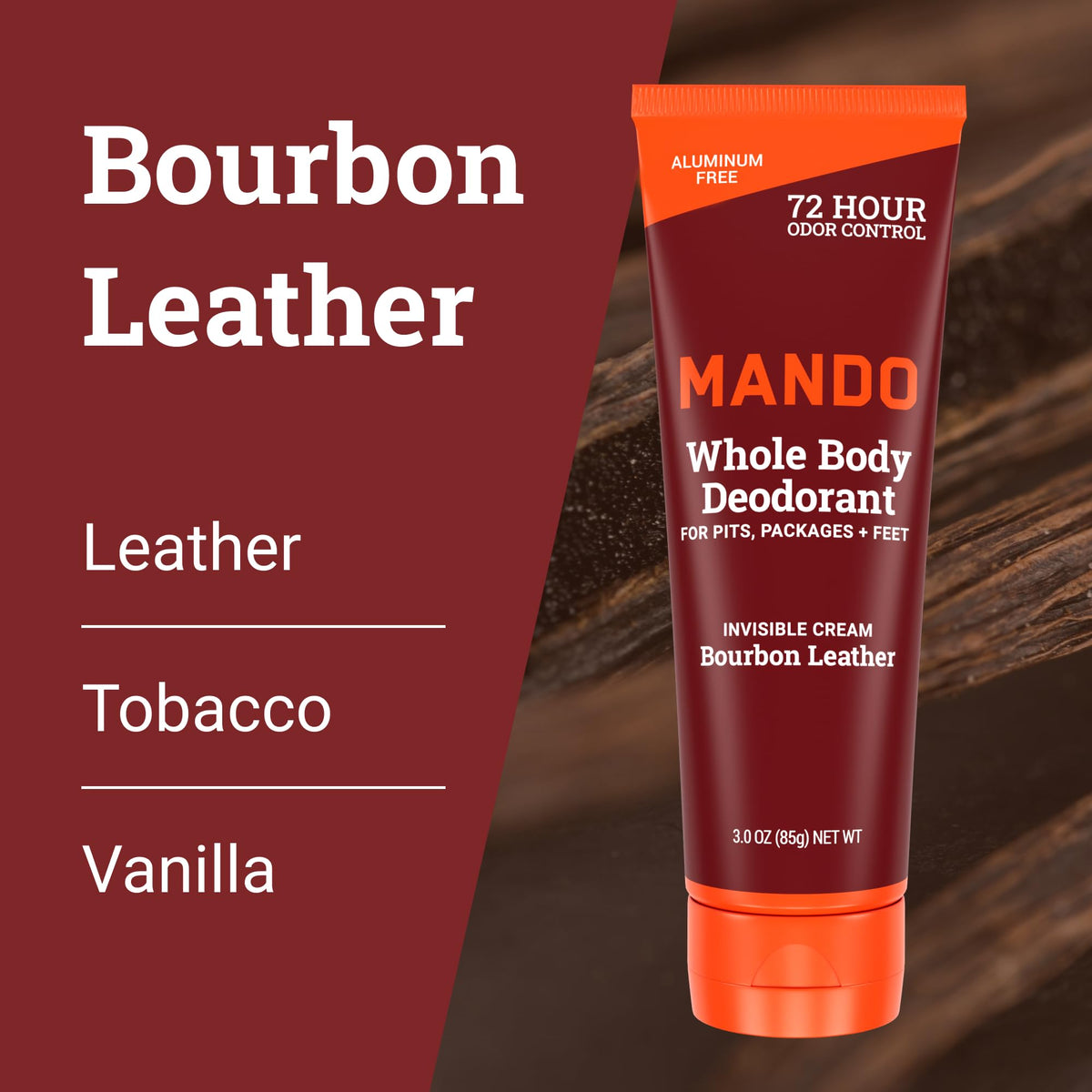 Mando two tubes side by side indicating pack of two convenience