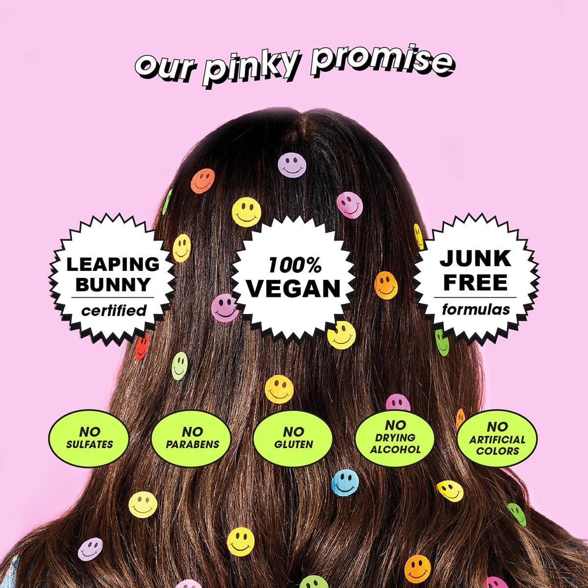 MANE CLUB close-up label highlighting vegan, cruelty-free, clean ingredients