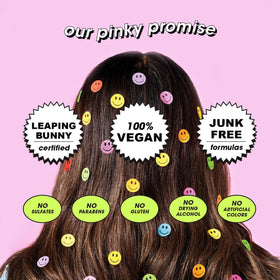 MANE CLUB close-up label highlighting vegan, cruelty-free, clean ingredients