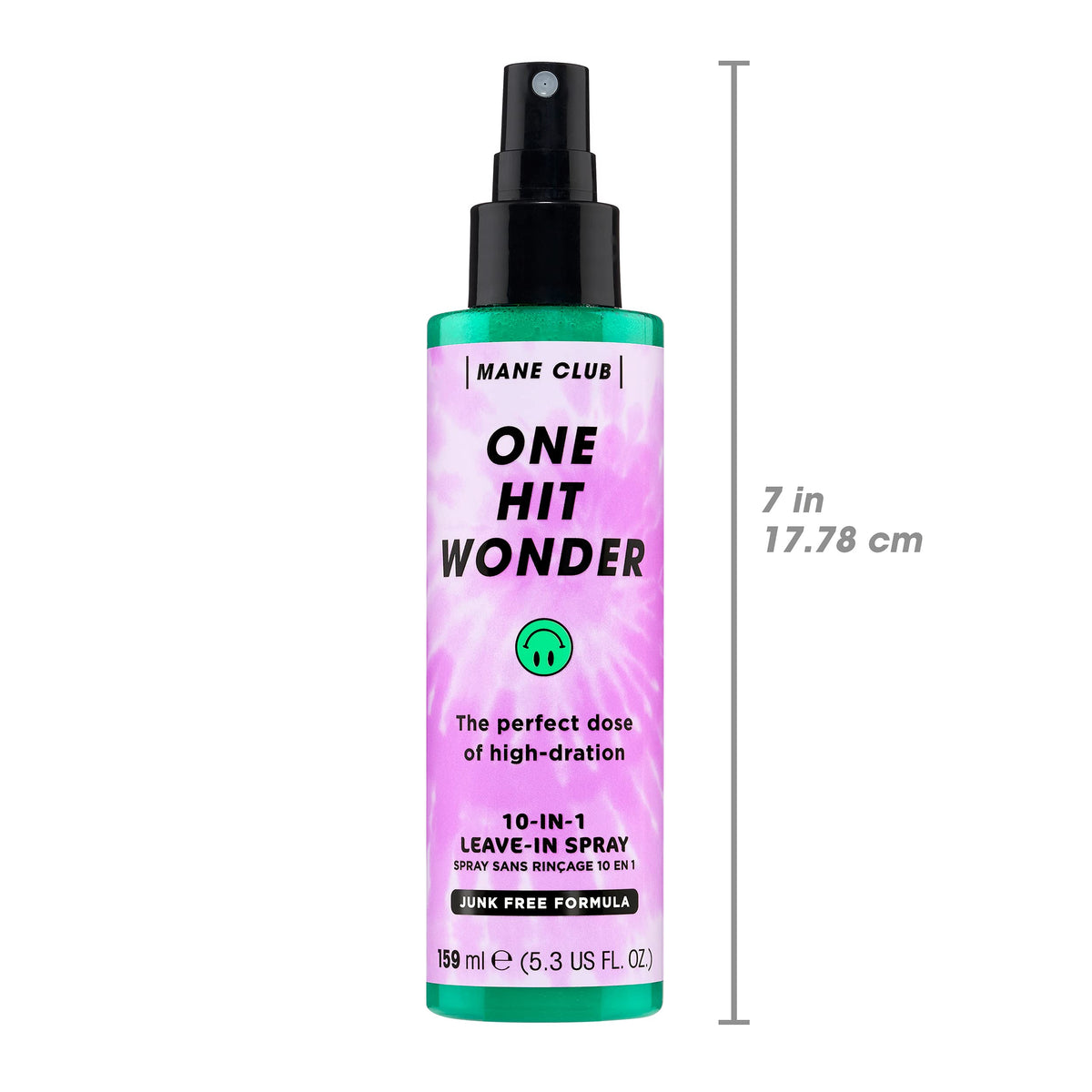 MANE CLUB texture on hair strand showing smooth, frizz-free finish