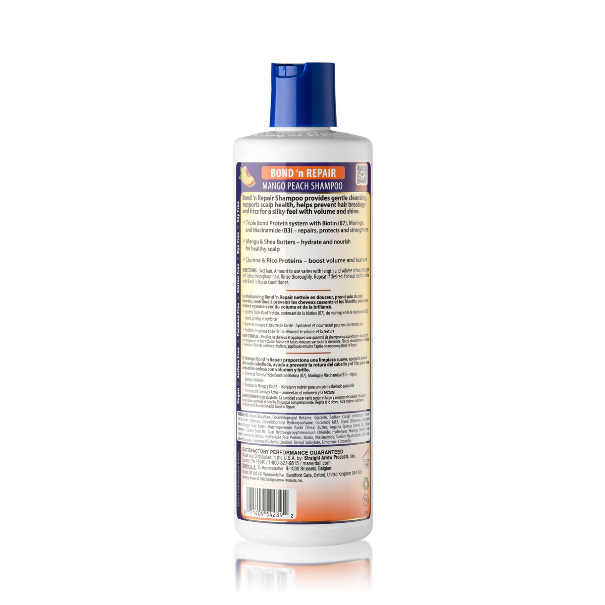Mane 'n Tail pump dispensed lather demonstrating gentle cleansing and hydration