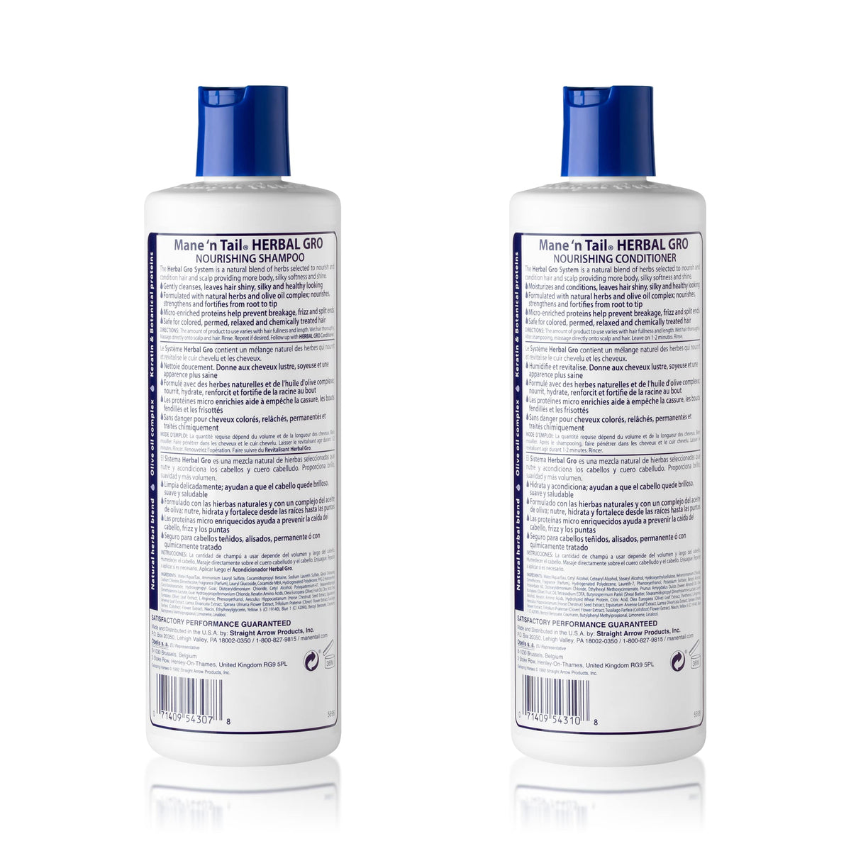 Mane 'n Tail shampoo pouring texture with olive oil for gentle cleansing benefit
