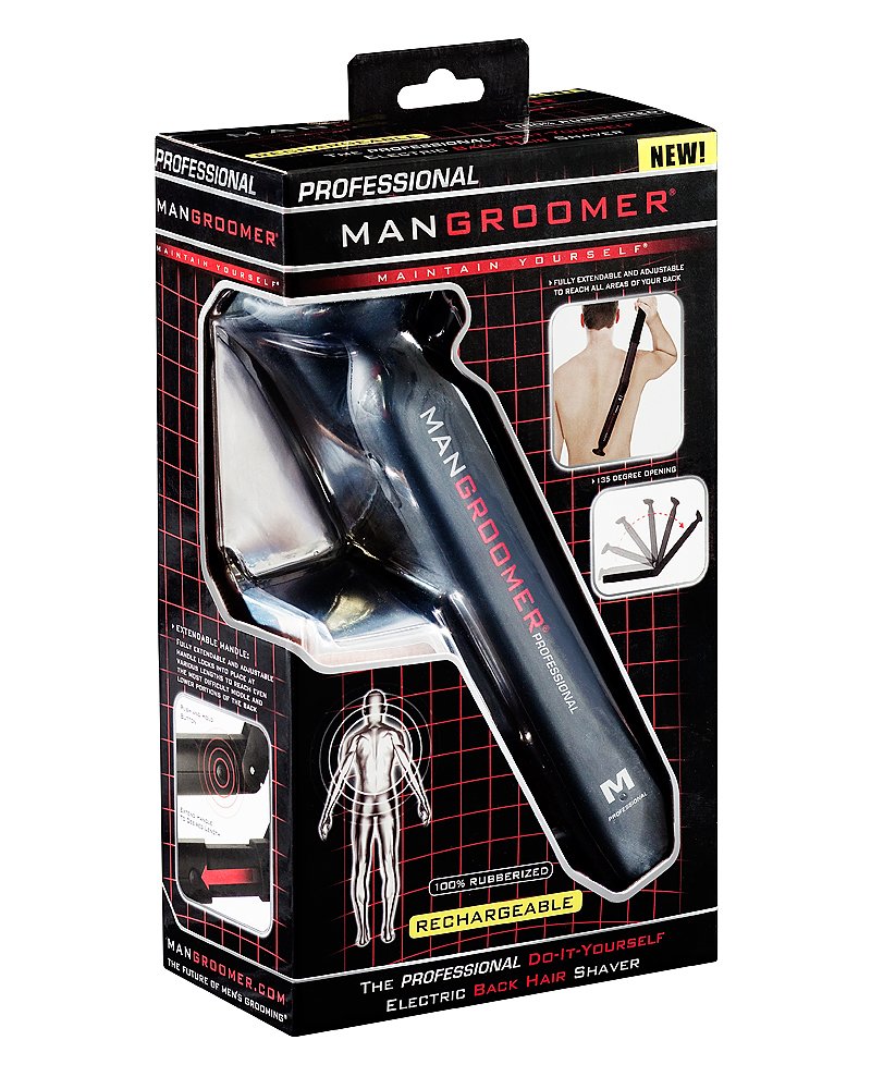MANGROOMER blade and accessories laid out for easy maintenance