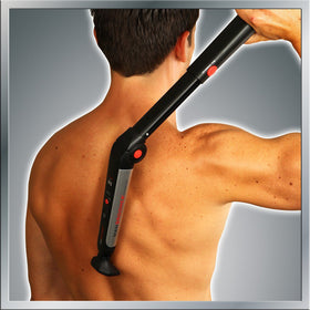 MANGROOMER extendable handle with lock button offering secure reach