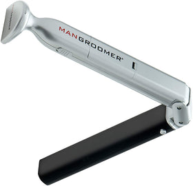 MANGROOMER front view showing ergonomic shape and controls for easy grooming
