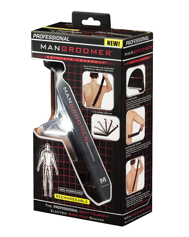 MANGROOMER lifestyle bathroom setup showing ready-to-use convenience