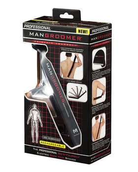 MANGROOMER lifestyle bathroom setup showing ready-to-use convenience
