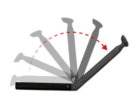 MANGROOMER rubberized grip detail for secure non-slip handling