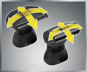 MANGROOMER ultra-wide 1.8-inch groomer head close-up for fast area removal