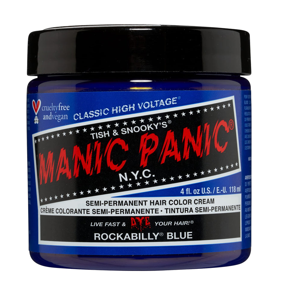 MANIC PANIC front tub showing product and brand, vibrant color payoff