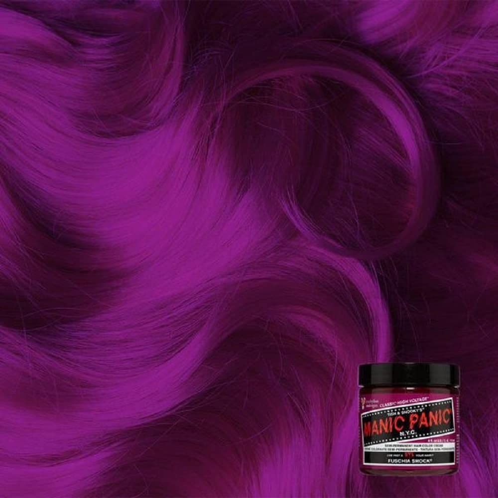 MANIC PANIC mixing Fuschia Shock with Pastel-izer to create softer pink shades