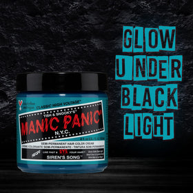 MANIC PANIC Siren's Song subtle teal tint on brunette hair for depth