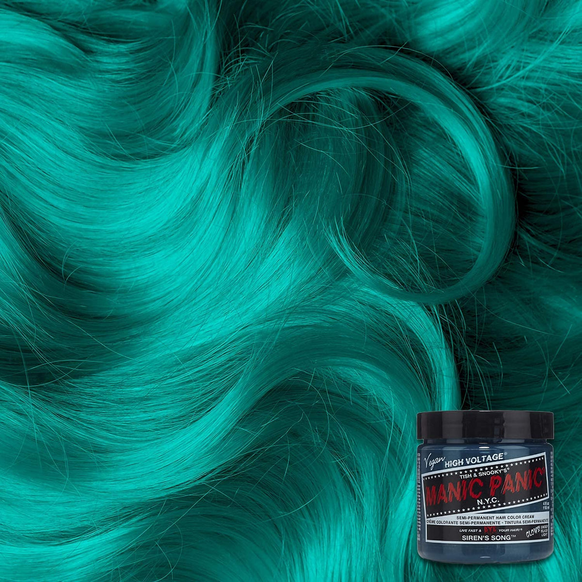 MANIC PANIC close-up of creamy Siren's Song texture highlighting smooth application