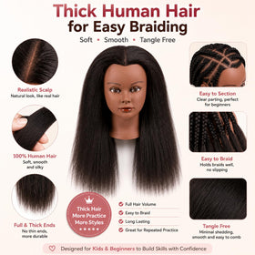 mankainhead side profile displaying hair length for accurate cutting benefit