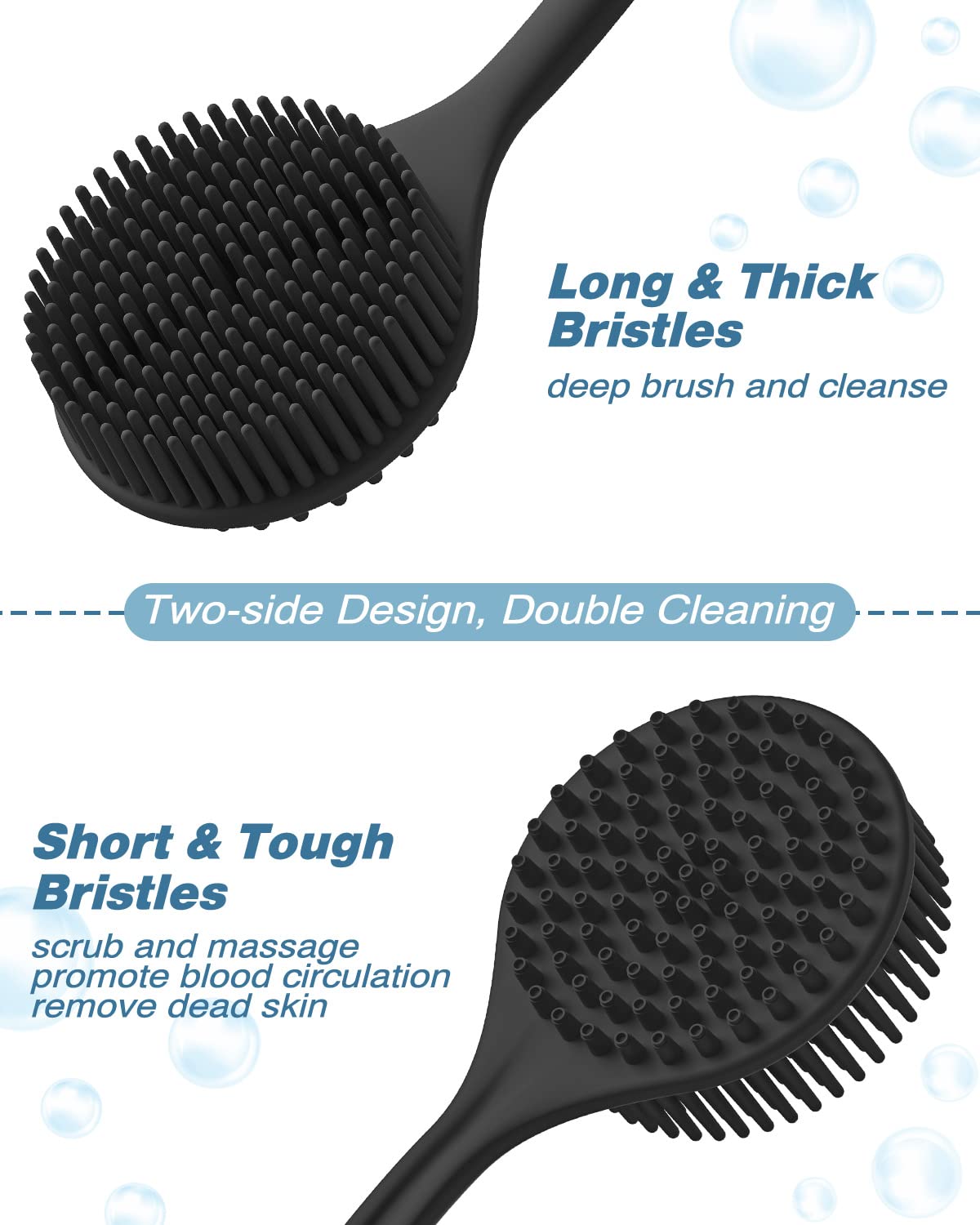 Manmihealth face brush close-up bristles for gentle facial cleansing and softness