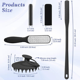 Manmihealth silicone scalp brush close-up showing soft bristles for gentler cleansing