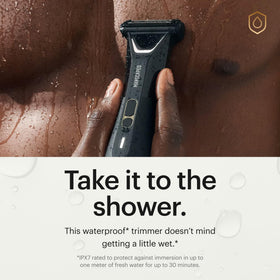 MANSCAPED foil blade detail highlighting smooth finish capability for close shaves
