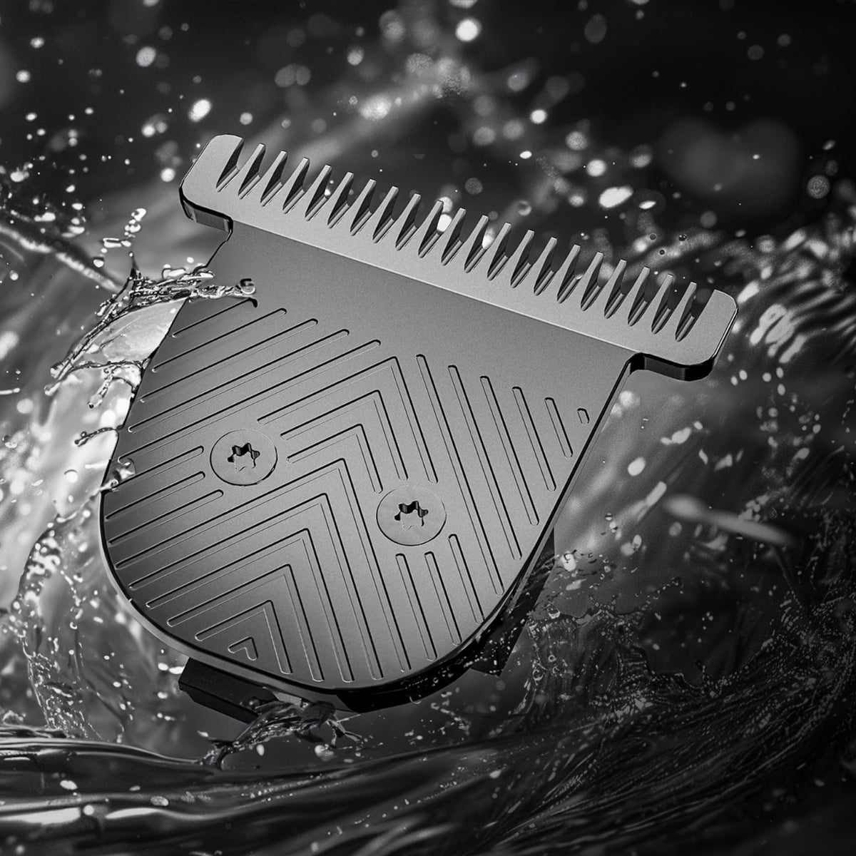 MANSCAPED blade beside ruler scale comparing 41 mm width for wider coverage