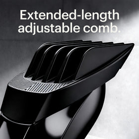 MANSCAPED close-up of comb teeth showing smooth edges to reduce snagging